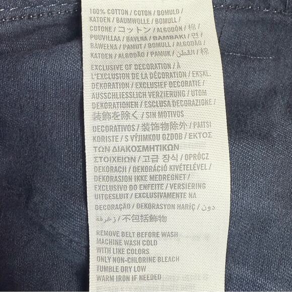 Abercrombie & Fitch Men's Navy Distressed Cargo Button-fly Shorts M-222 Sz 31 - Picture 9 of 9